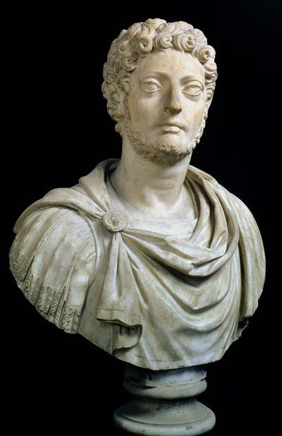 Busto retrato del Emperador Lucio Aurelio Cómodo de Unbekannt Unbekannt